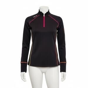 RLX Ralph Lauren Monterey Peninsula Country Club 1/4 Zip Scalloped Neck Golf S